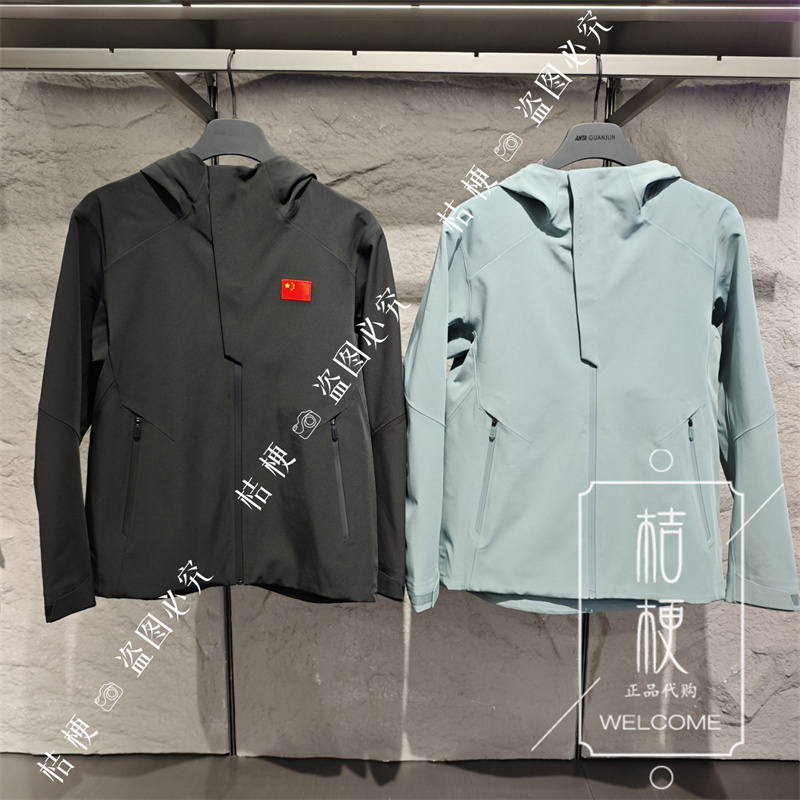 Anta Champion All-Weather 2026 Autumn Men's Water-Repellent Hooded Lightweight Warm Fleece Sports Jacket 152640607
