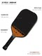 Sinsham Cloth-Textured Matte T700 Carbon Fiber 16mm Thick Long Handle Offensive and Defensive Integrated Retro Pickleball Paddle