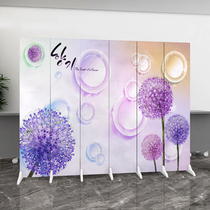  European-style screen partition wall art Hotel living room Office beauty salon Simple modern folding mobile folding barrier