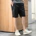 KM nam 2019 hè mới port gió cá tính thể thao lỏng lẻo năm quần đen hoang dã quần short nam - Quần short quần tây Quần short