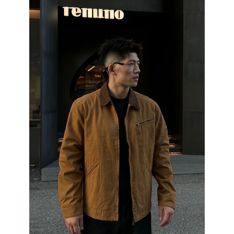 Detroit Jacket Hardcore American Retro Heavyweight Cotton Canvas Jacket