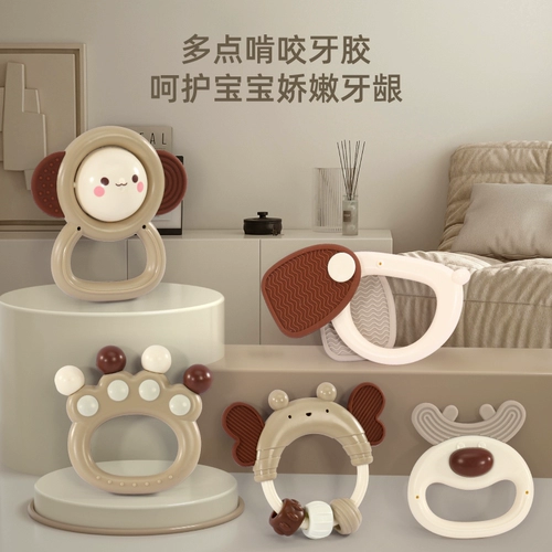 Хваталка для новорожденных, погремушка, подарочная коробка для младенца, детская успокаивающая игрушка, подарок на день рождения, 1 лет, 3 мес., можно грызть