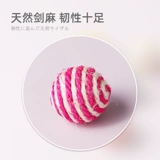 Кошачья игрушка схватить мяч кусание кошачья кошка сами -хе -хэмп цвет шариковой котенок котенок из шлифования зубов из шлифования когтя для питомца