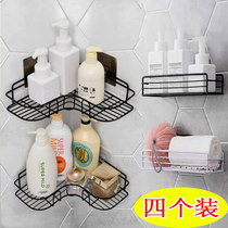 Toilet triangle bathroom supplies bathroom storage toilet non-perforated wall toilet Corner Shelf Wall Wall