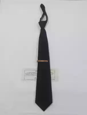 Retired Inventory 87 Wu Gan tie Men's dress tie collar clip security tie old tie collection