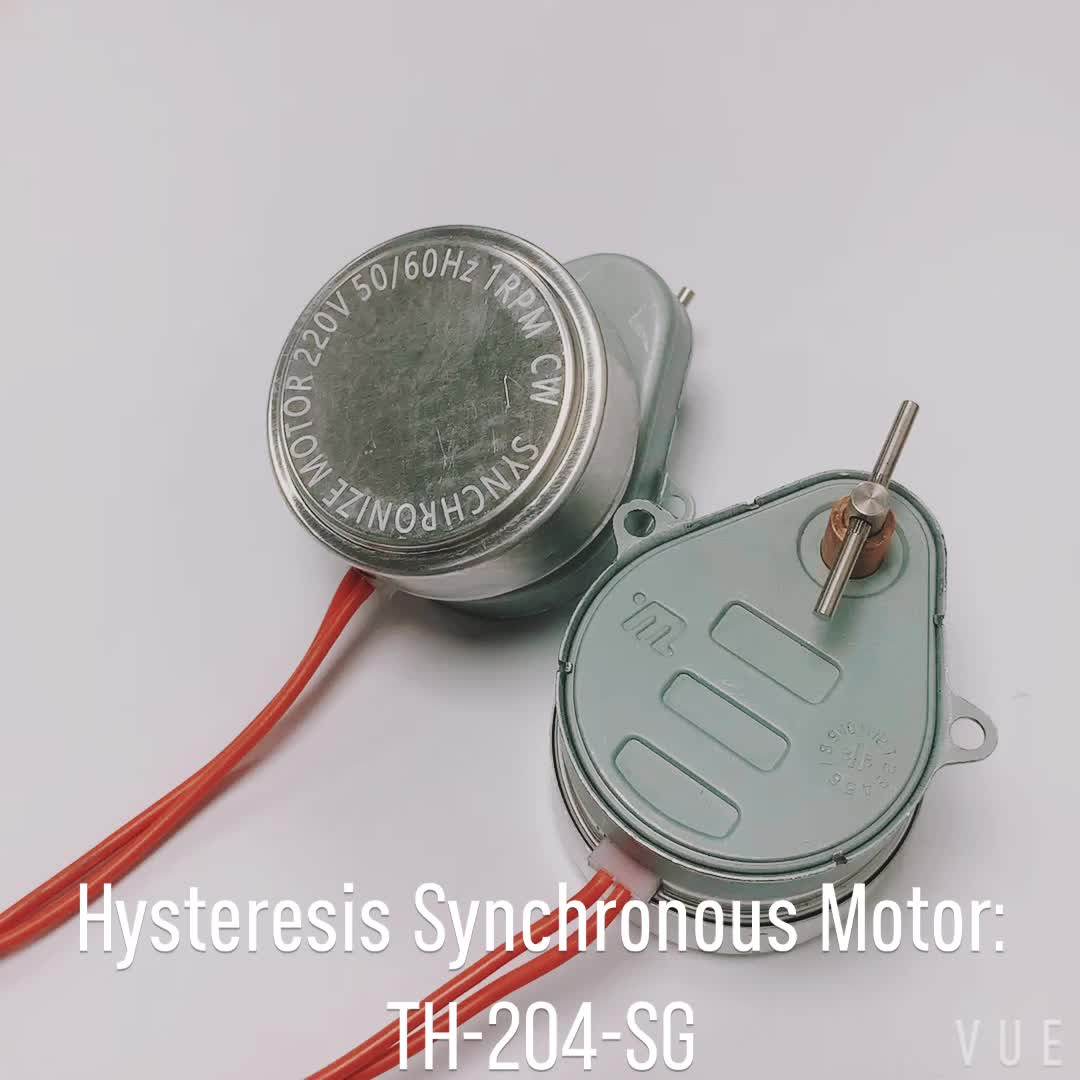 Hansen A44RA Synchron Motor - 1 RPM 110V Clock Movement With 10-Tooth Gear