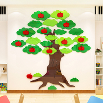 Creative wish wall Wishing Tree primary school classroom layout kindergarten theme wall decoration class cultural wall stickers