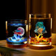 Desktop small betta fish tank Jiahao glass round fish tank