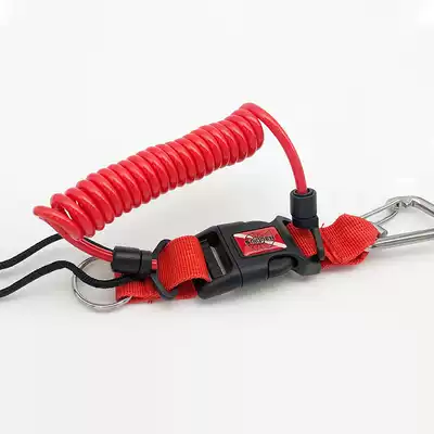 Nautilus diving photography camera anti-loss hand rope Diving shell rubber spring rope Quick release hanging buckle