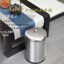 Commercial GNF stainless steel with cover with slag screen tea residue tea collection bucket square tea set accessories drain bucket home