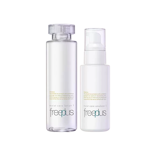 Freeplus, японский увлажняющий комплект, тонер, молочко, лосьон, 2 шт