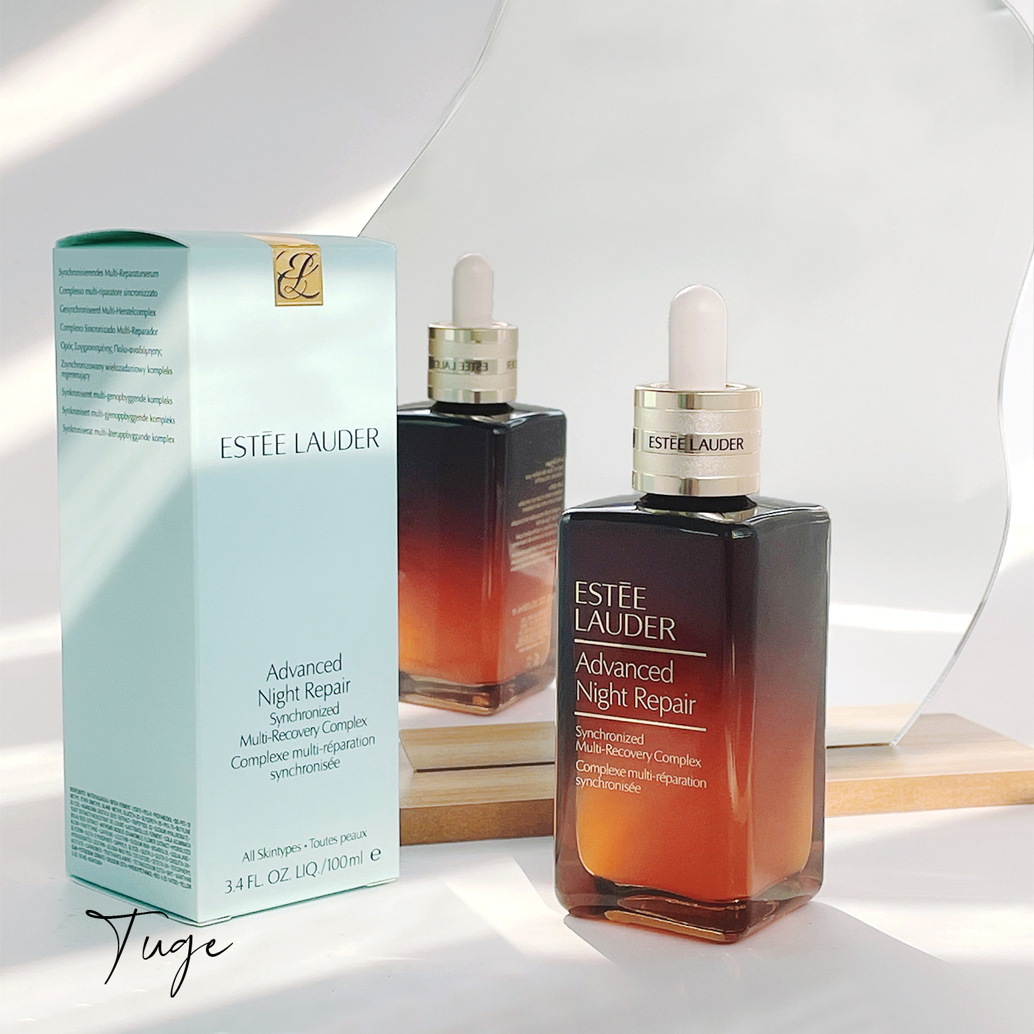 Spot Estee Lauder ANR small brown bottle repair essence 100ml special moisturizing repair essence dew seven generations