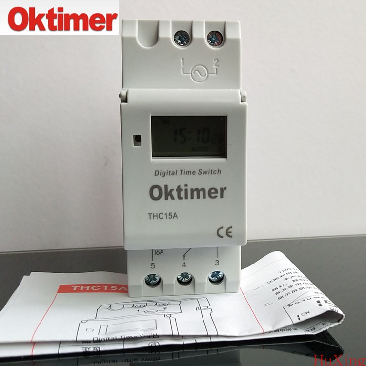  OKtimer Xiangyang THC15A time control timer 220V switch rail type 28 groups on 28 groups off