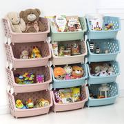 hộp nhựa trong suốt Kệ bếp sàn nhựa nhiều lớp giỏ đựng đồ chơi cung cấp bộ phận nhỏ lưu trữ trái cây và rau lưu trữ giỏ - Trang chủ hộp nhựa nắp nhôm