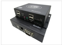 Long Heng DF-2D VGA Audio and video keyboard mouse microphone remote switch transmission 55 meters