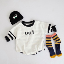 2021 Spring and Autumn Korea same mens baby loose Ha clothes female baby children Foreign style out of the bag clothes climbing clothes tide