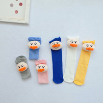 2021 summer thin men and women baby stockings infantile mesh breathable mosquito stockings cartoon doll socks