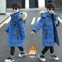 Childrens clothing boys cotton-padded long thick winter clothes 2020 new childrens foreign style down cotton-padded jacket