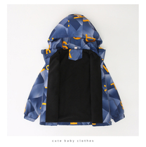 Girl coat autumn and winter 2020 new foreign girl thick autumn childrens clothing children plus velvet assault clothing winter clothing