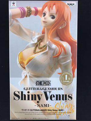 (Dragon Star Line) Glasses Factory One Piece Scenery Shining Charm Shiny Venus Nami Swimsuit Sitting Posture