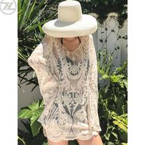 Swimsuit 2020 new hot spring female bikini sexy ins thin belly cover belly Conservative long sleeve belly thin three