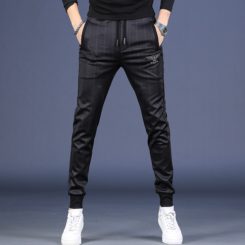 Men Casual Pants Fall 2021 New elastic body Thunderpants Men's Korean version Trend 100 lap sports pants