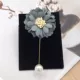 Nhật Bản và Hàn Quốc từ trâm giả ngọc trai vải hoa trâm bầu khí quyển khăn choàng khóa ghim phụ kiện cardigan nữ - Trâm cài