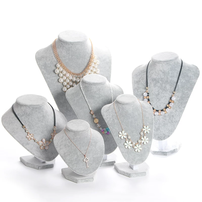 冰澜 Necklace, stand, pendant, mannequin head, jewelry