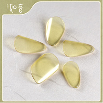 Half - Hand - Hand - Hand - Lulu Bipa Nails specially yellow black transparent color specialized nails