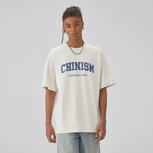 Чинзме CH American Retro Printed Chort -sleaed