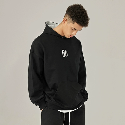 Толстовка с капюшоном, балахон для отдыха, оверсайз, в американском стиле