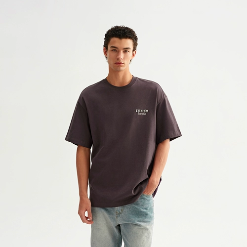 Мужская летняя бархатная футболка с коротким рукавом, оверсайз, короткий рукав