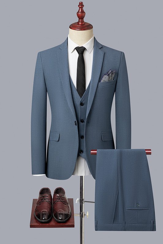 Woodpecker Suit Set Men's Korean Style Slim Fit Groom Wedding Dress Business Formal Casual Blazer