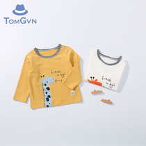  Tomgvn childrens sweater Boys trendy brand Baitian clothes Western style year-old childrens clothing autumn 2021 new