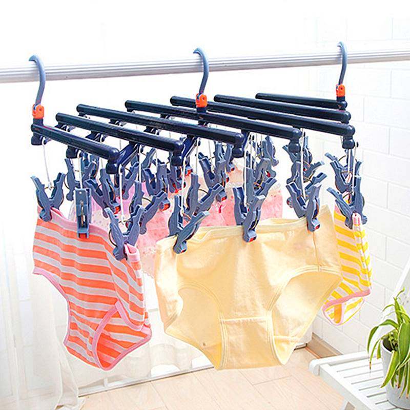 Multifunctional folding drying rack clip socks children cool underwear underwear clothes baby drying rack clip artifact