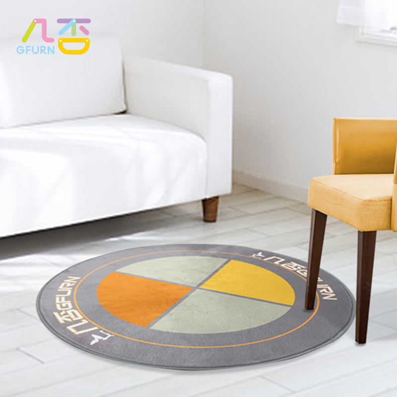 (Replacement price) A few children's learning chair carpet non-slip carpet round home mat