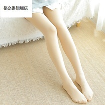 Winter plus velvet padded leggings womens flesh black pantyhose stepping on the feet to wear warm one pants light leg artifact