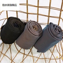 Fake through meat plus fat special size leggings womens autumn and winter single layer real skin penetration plus velvet padded pantyhose