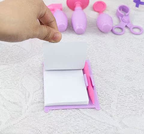 Đầy đủ 58 nhân dân tệ 咪 búp bê quần áo phụ kiện y tế với ống nghe trẻ em chơi đồ chơi cảnh nhà búp bê chibi