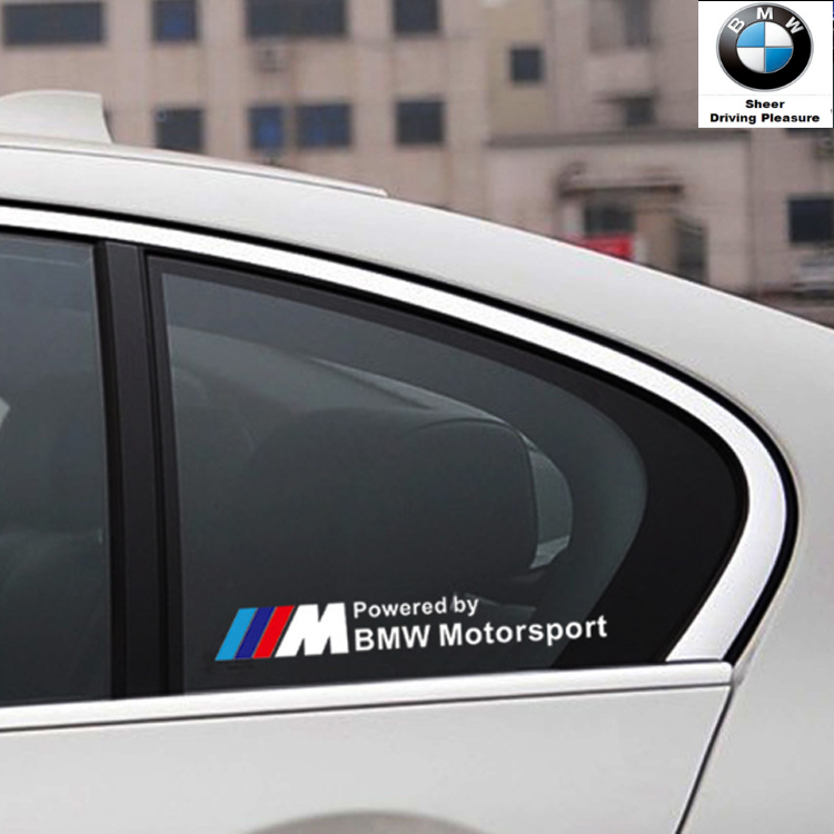 BMW1 Department 2 Department 3 Department GT5 Department X1X2X3X4X5X6 retrofit M Rear Car Window Glass Decoration Stickers Rahua