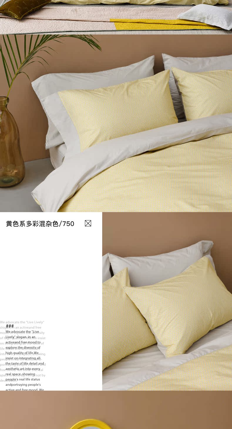 JNBYHOME Giang Nam vải bốn mảnh cao cấp đơn giản sản phẩm giường châu Âu và Mỹ cotton satin châu Âu Bộ HIT2 - Bộ đồ giường bốn mảnh chăn gối