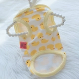 Одежда для щенка лето тонкая плюшевая бишон медведь маленькая собака щенка для домашних животных боевые кошки весна и осенний интернет -жилет