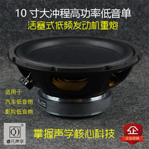 10 Inch Low Tone Cannon Horn Car Sound Home Theater Heavy Bass Unit High Power Big Dynamic Wise Q Card