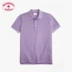 Brooks Brothers / Buck Brothers Men Summer Cotton Short Tay áo màu rắn Áo thun1000038257 áo phông polo Polo