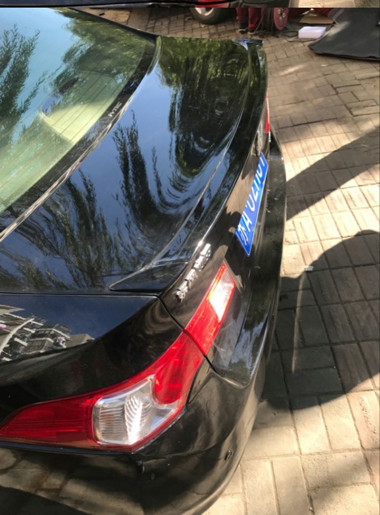 09-13 cũ Honda Platinum Rui sửa đổi đặc biệt vecni nướng ABS miễn phí đấm xe sửa đổi đuôi gió cố định đuôi cánh đuôi ô tô