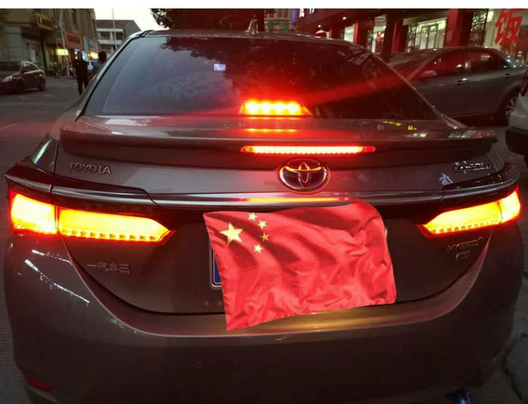 14-17 Toyota Corolla đuôi cánh Mới Corolla sửa đổi đèn đặc biệt ABS miễn phí đấm cánh sau cánh cố định