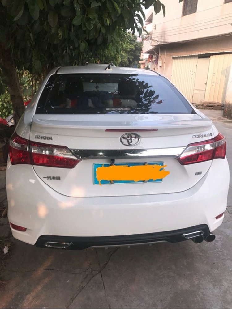 14-17 Toyota Corolla đuôi cánh Mới Corolla sửa đổi đèn đặc biệt ABS miễn phí đấm cánh sau cánh cố định cánh gió xe ô tô