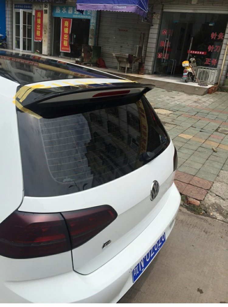 Dành riêng cho Volkswagen Golf 7 đuôi 14-18 mô hình cao 7 cánh sửa đổi trên cánh cố định đấm miễn phí với sơn Đuôi gió the thao