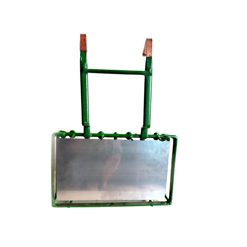 Electroplating hanger factory direct sales stainless steel coated iron spray paint stainless steel electrolysis tool green to map professional custom