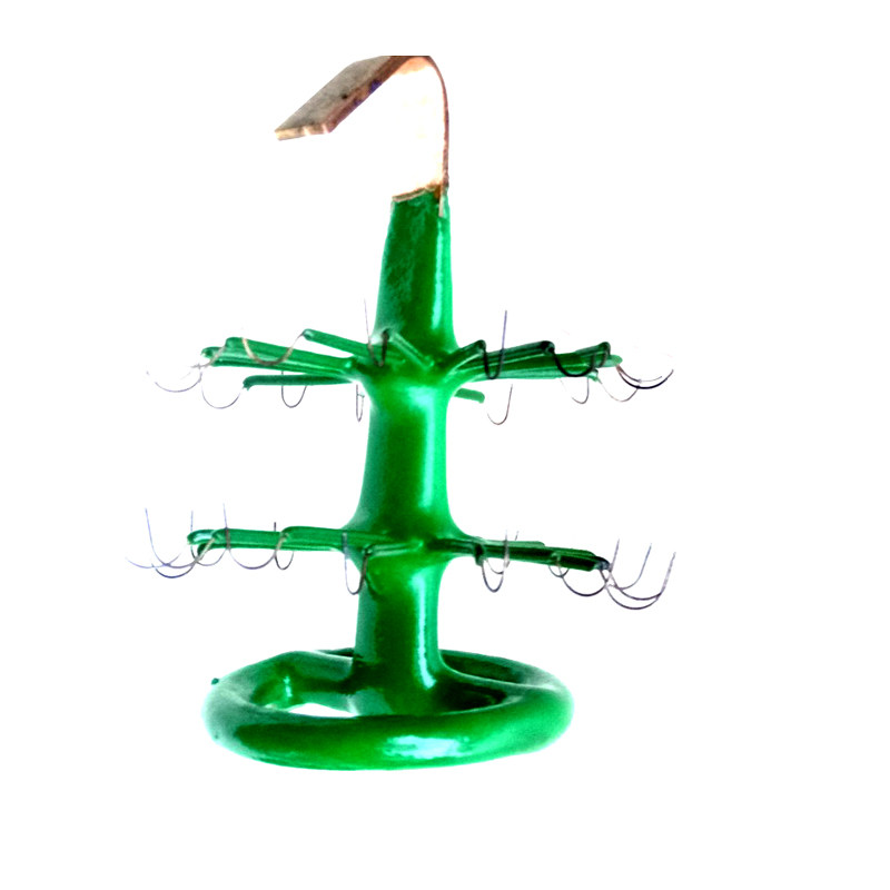 Iron frame stainless steel electric green plated rubber spray hanging with gilded electrolytic spray paint electrophoresis shelf galvanized red copper